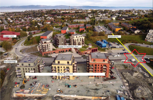 Steinan Park sett fra lufta